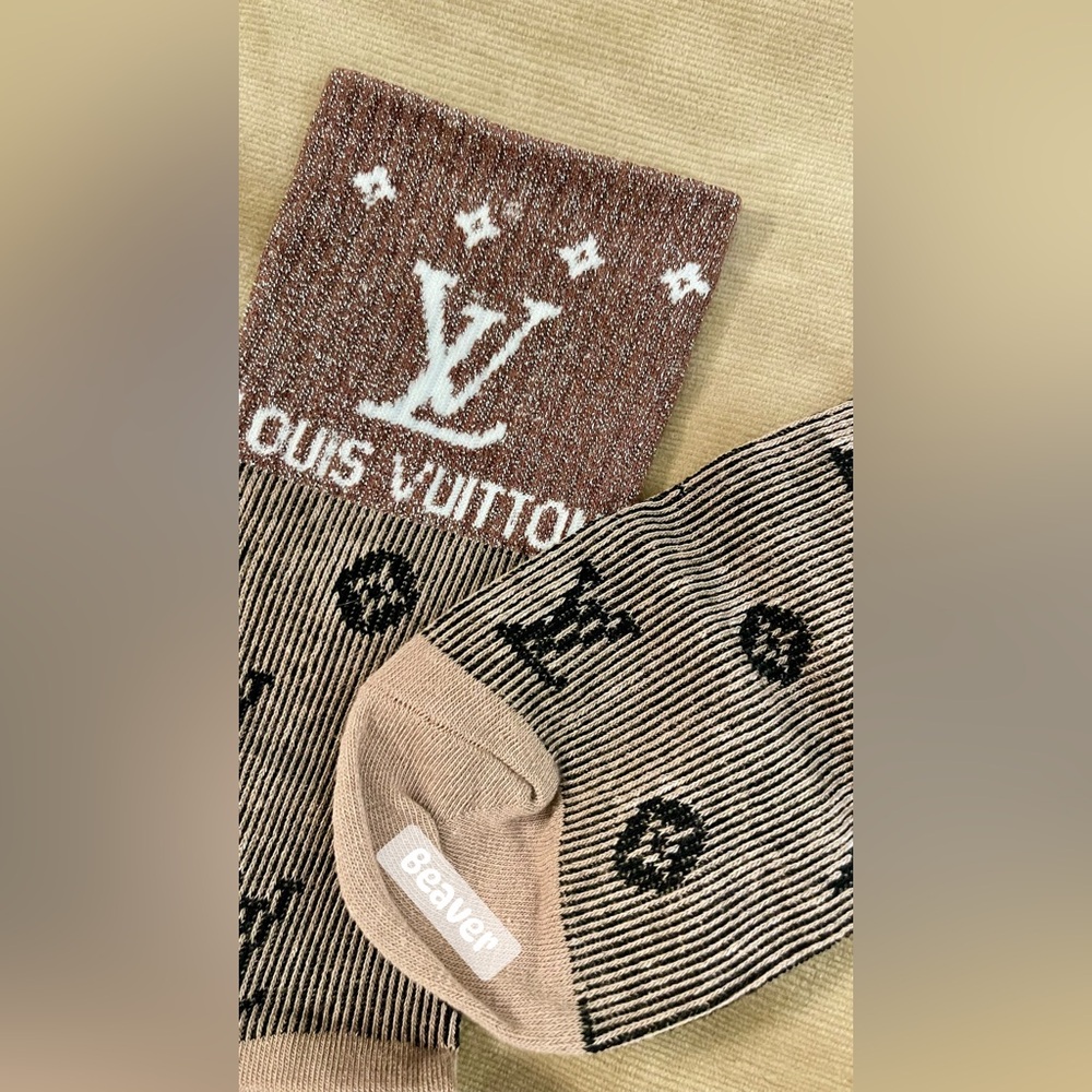 L V Men's Signature Crew Socks - Picture 12 of 14